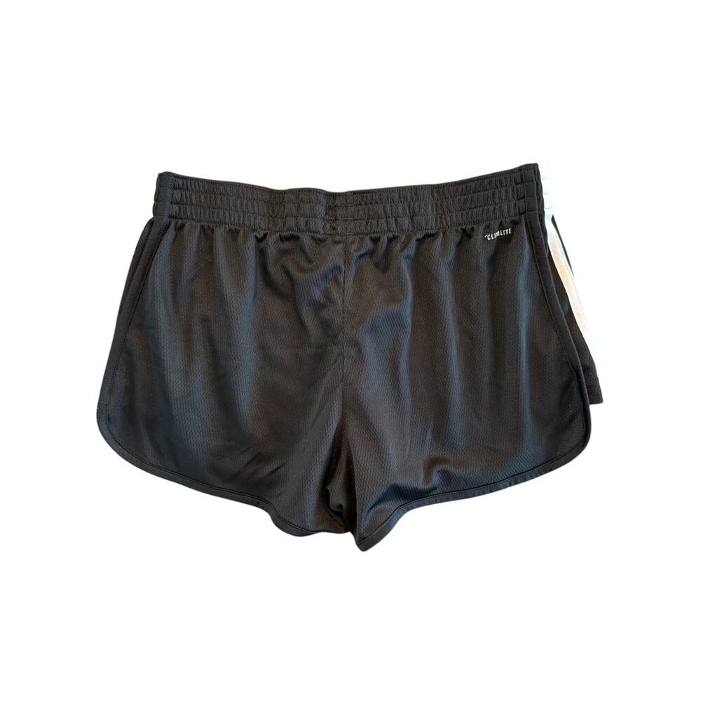 Adidas Women Size Small Shorts Training Athletic 3-Striped Black Workout Running - Picture 6 of 9